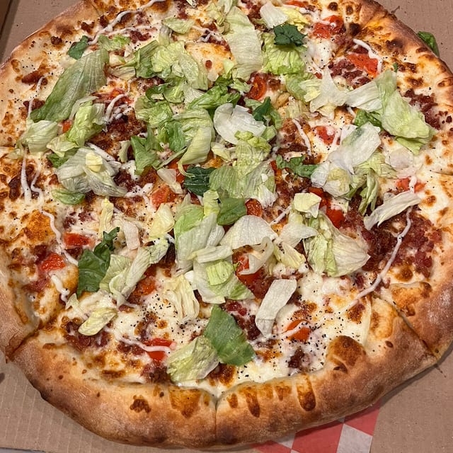 BLT Pizza.
